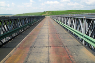steel bailey bridge/portable bridge/compact bridge Q345B GR50 painted green