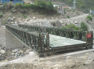 steel bailey bridge/portable bridge/compact bridge Q345B GR50 painted green